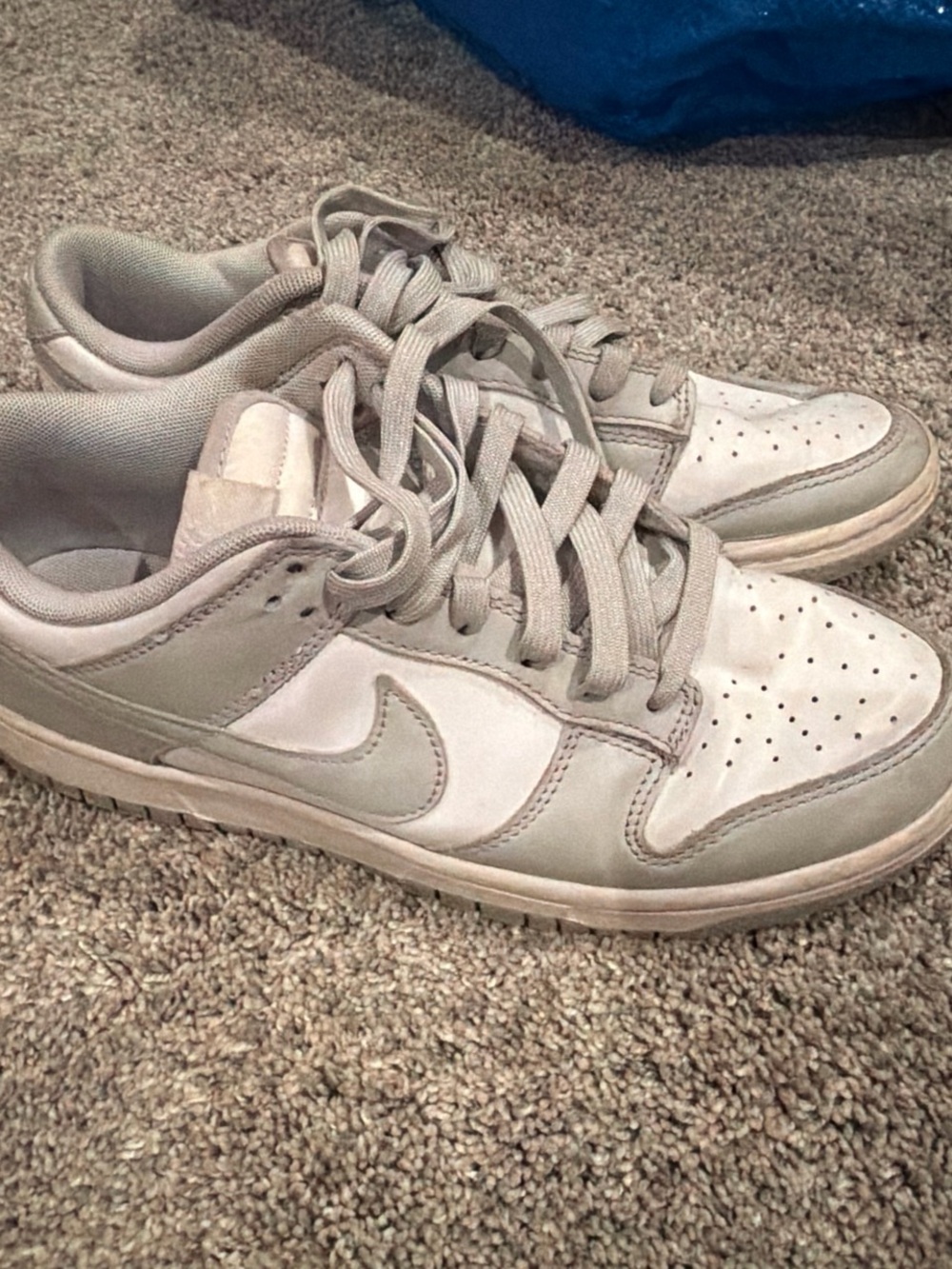 Nike Women's Low-Top Sneakers in Light Gray and White